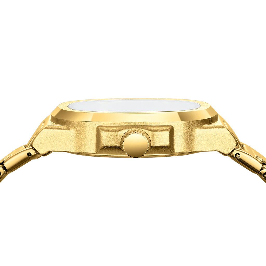 Gold Steel Black Dial Nibosi 2632