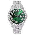 Tisell Silver Green Face