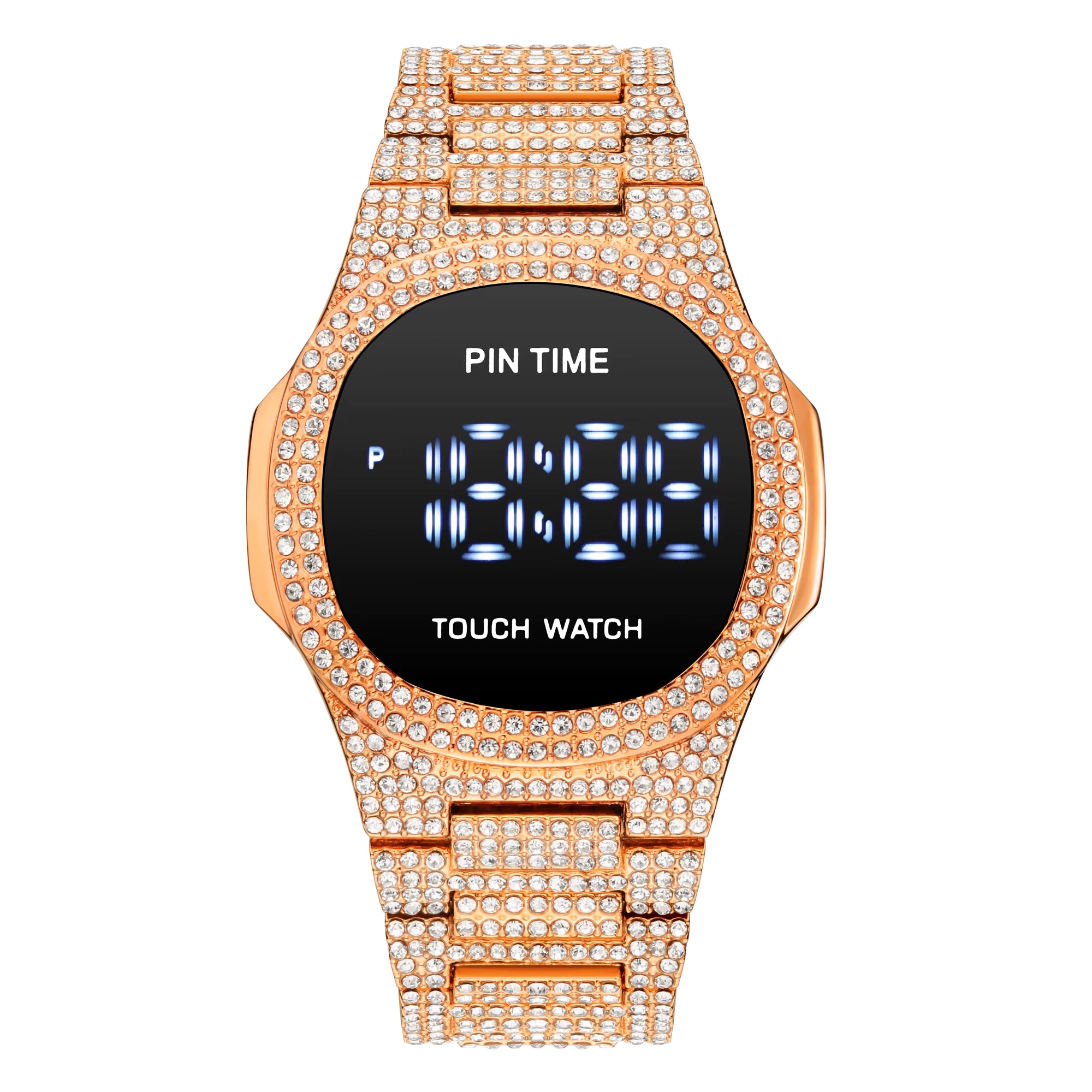 PINTIME Rose Gold Diamond Watch