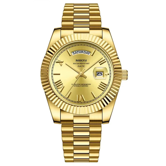 Nibosi Day-Date All Gold